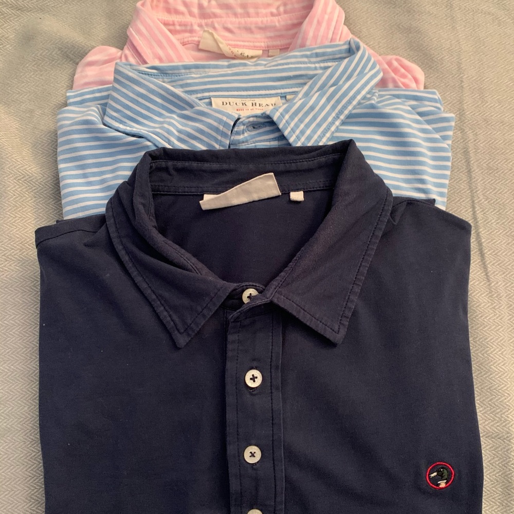 💥SET OF 3 DUCK HEAD POLOS 💥